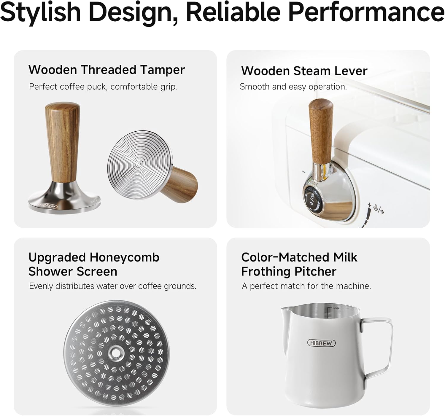 HiBREW H10 Plus Espresso Machine: Professional Brewing, Powerful Steam, and Latte Art Mastery 18 HiBREW H10 Plus Coffee machine