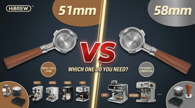 51mm vs 58mm Portafilter