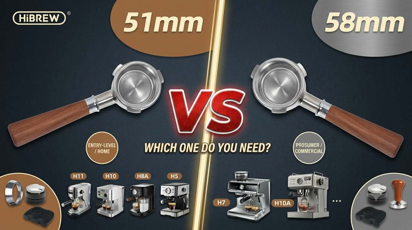 51mm vs 58mm Portafilter