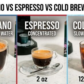 Espresso vs Americano vs Cold Brew
